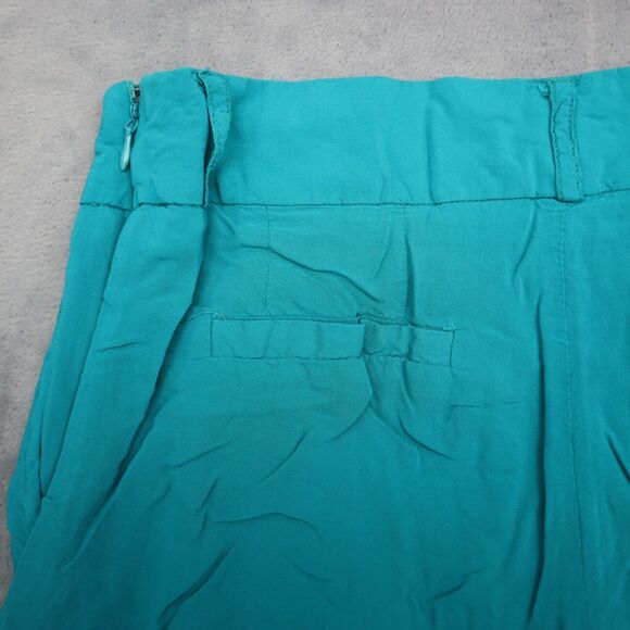 Serena Williams Signature Statement Shorts Womens 8 Green Zip Pocket Rayon - Picture 13 of 16